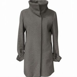 Calvin Klein Grey Wool Trench Coat